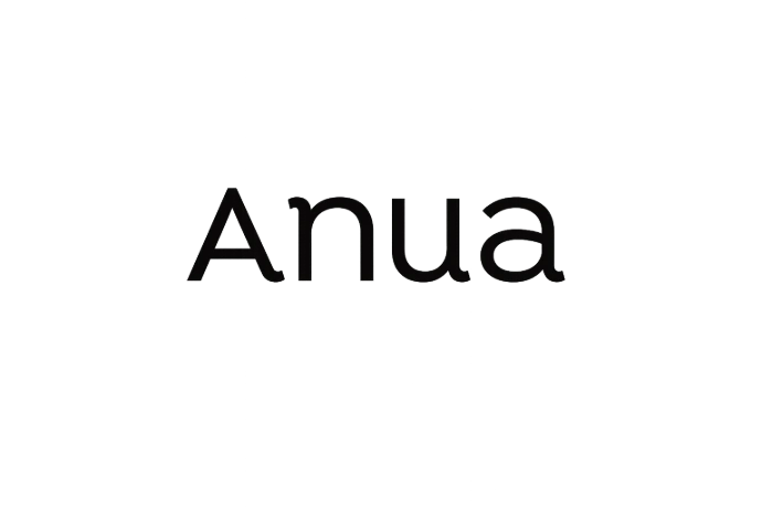 Logo de Anua marca coreana de cuidado facial