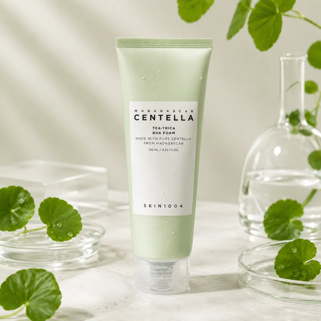 SKIN1004-Madagascar-Centella-Tea-Trica-Bha-Foam-125ml-lifestyle-3.webp
