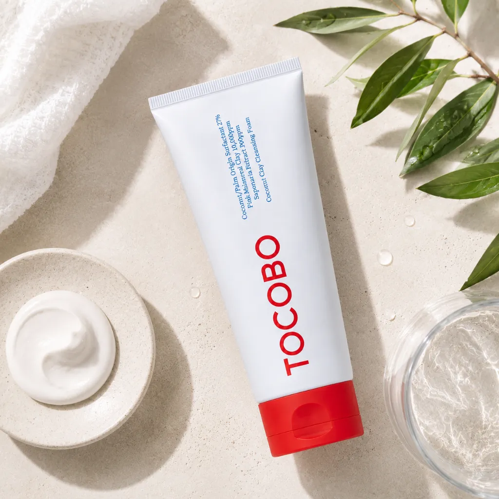 TOCOBO-Coconut-Clay-Cleansing-Foam-150ml-lifestyle-2.webp