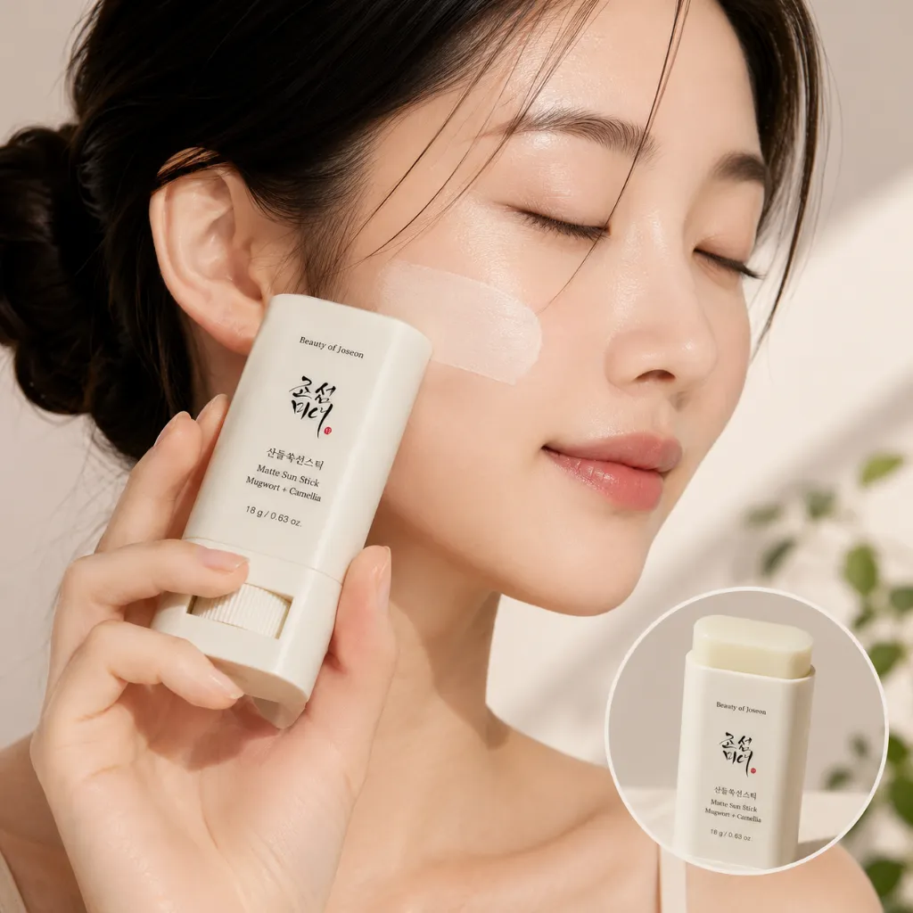 BEAUTY-OF-JOSEON-Matte-sun-stick -Mugwort-+-Camilia-18g-modelo.webp