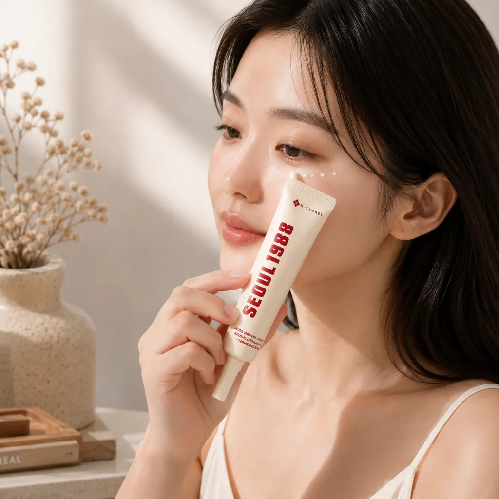 KSECRET-SEOUL-1988-Eye-Cream -Retinal-Liposome-4%-+-Fermented-Bean-30ml-modelo.webp