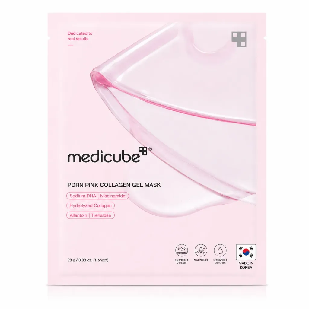 [MEDICUBE] PDRN Pink Collagen Gel Mask 4 c/u